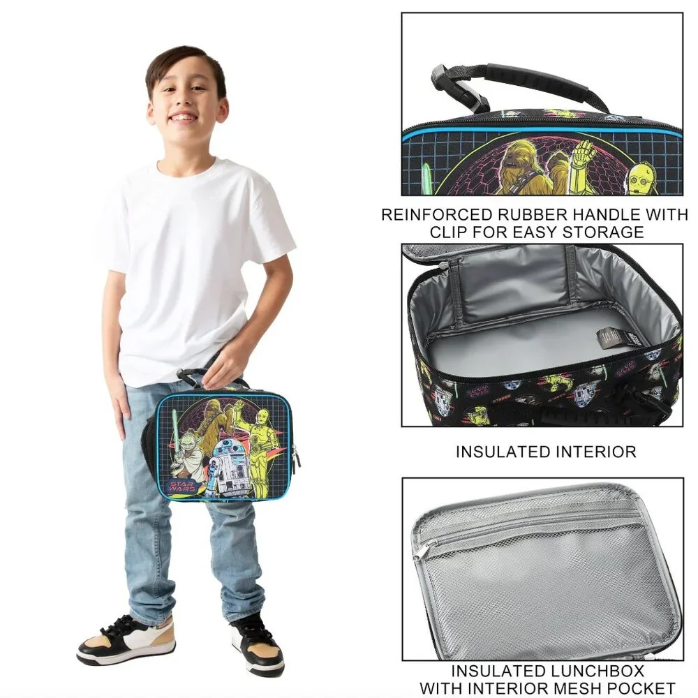 Star Wars Vintage Inspired Characters Insulated Lunch Box - Picture 6 of 7